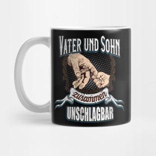 Vater & Sohn unschlagbar Mug